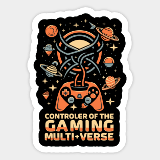 CONTROLER OF THE GAMING MULTIVERSE Sticker